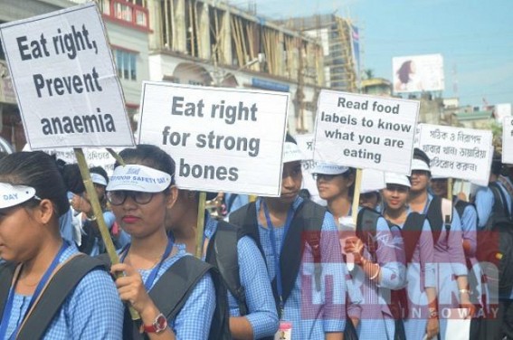 Awareness rally organized on Food Safety Day in Agartala 